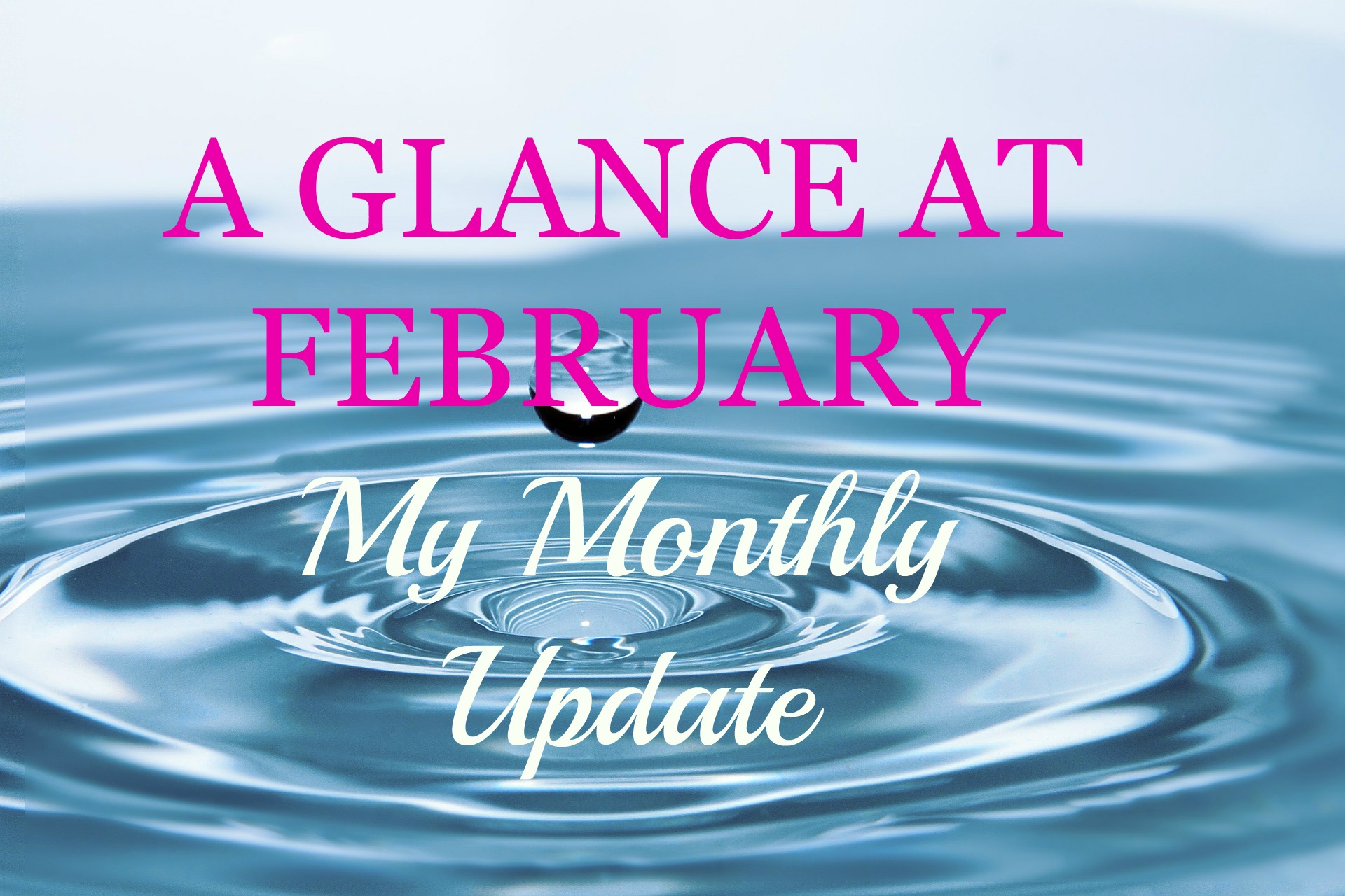 a glance at February-My monthly Update