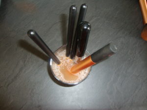 how to easily clean your makeup brushes