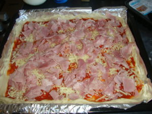MY TWIST ON A HAWAIIAN PIZZA