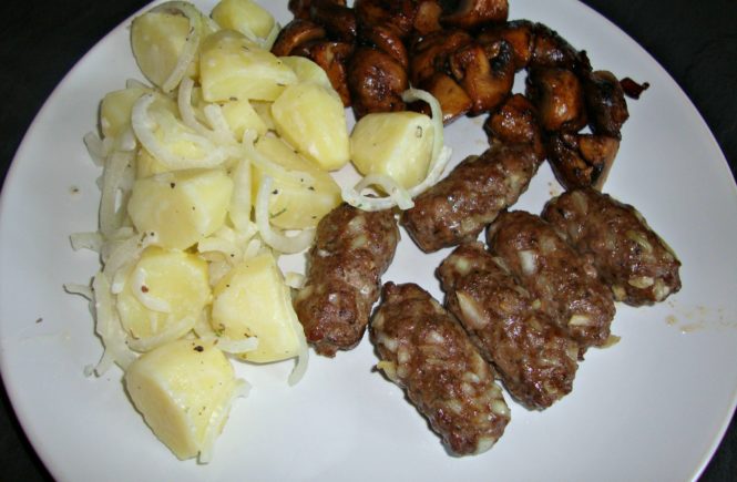 kicking it shish kebab style