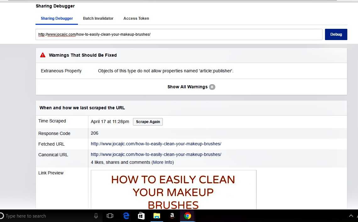 how to make your blog post images to appear on facebook