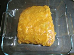 BROWN SUGAR, GARLIC & MUSTARD GLAZED PORK LOIN