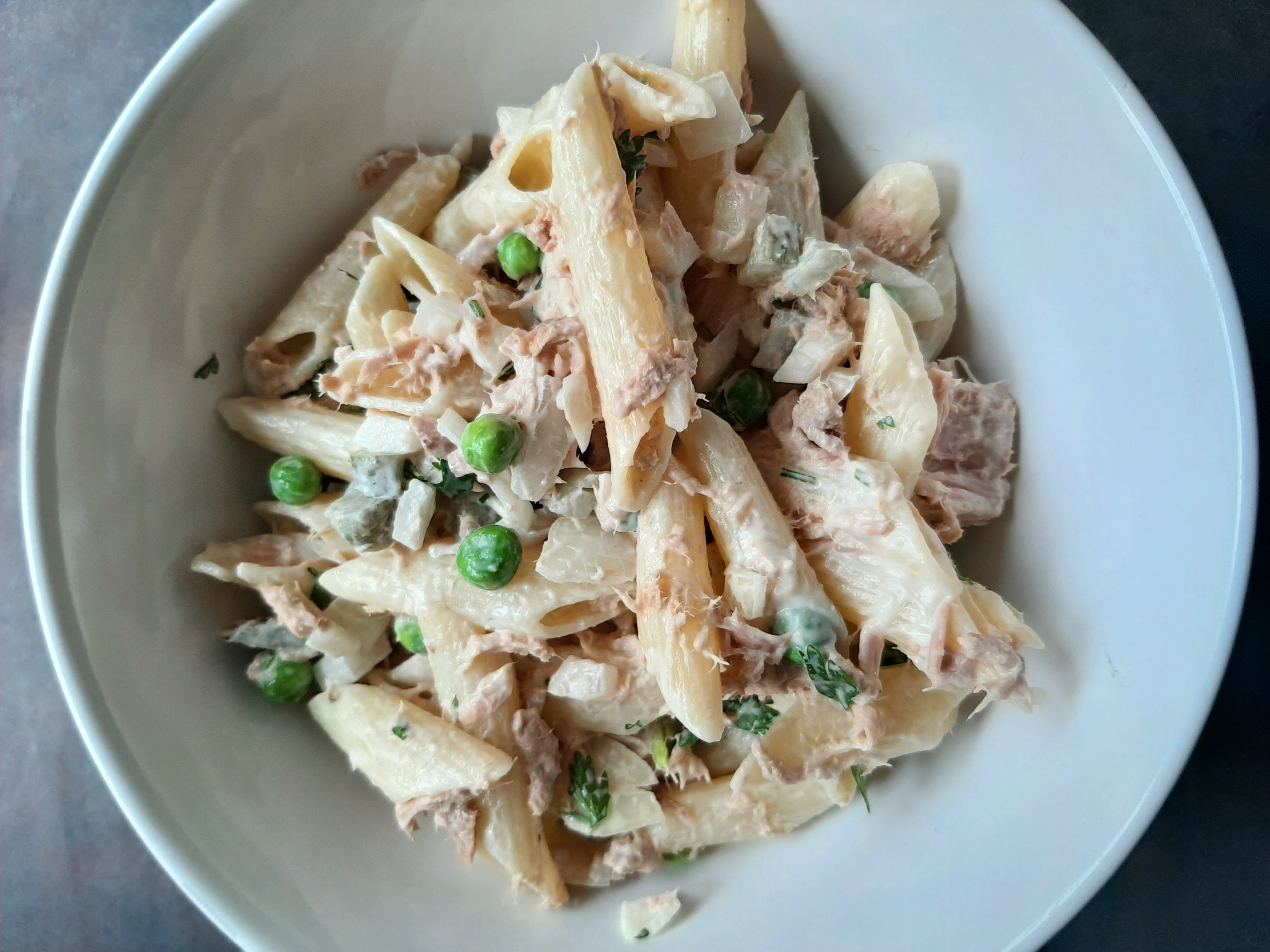 CREAMY TUNA PASTA SALAD