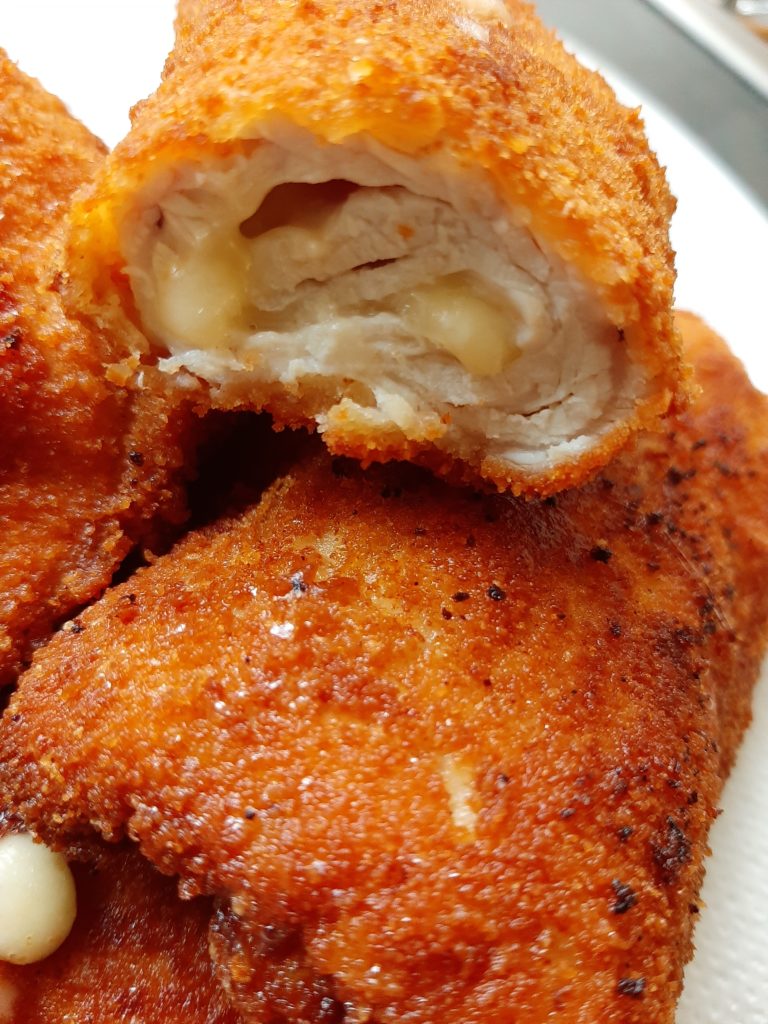 CHEESE STUFFED TURKEY STEAKS