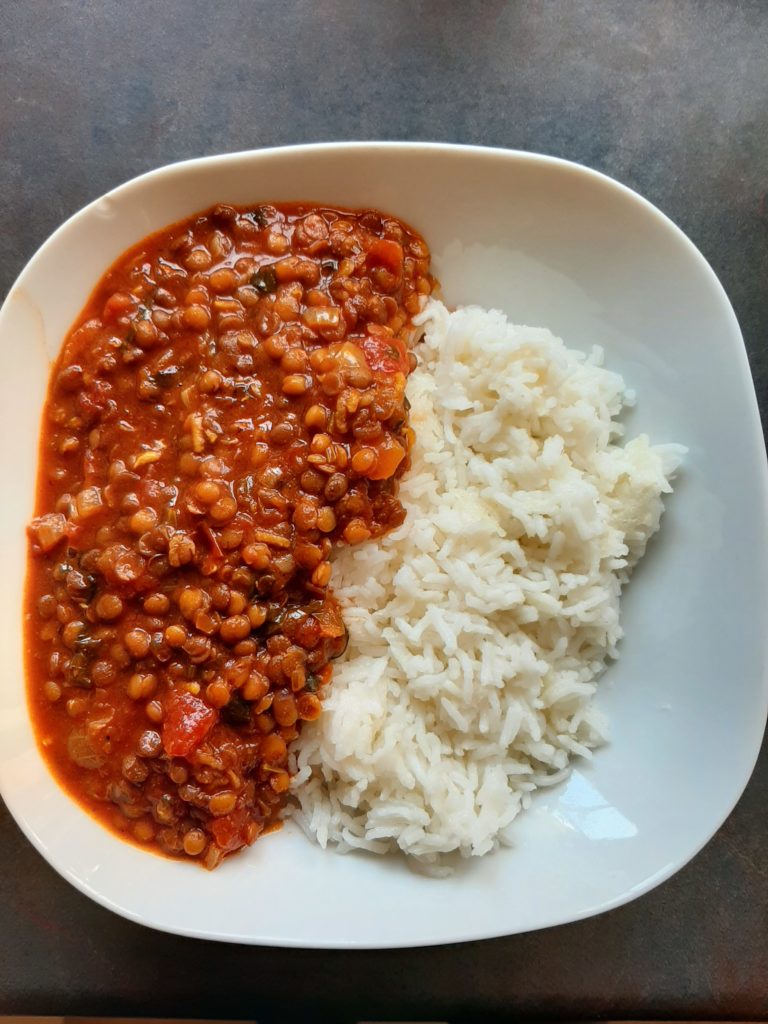 LENTIL COCONUT CURRY